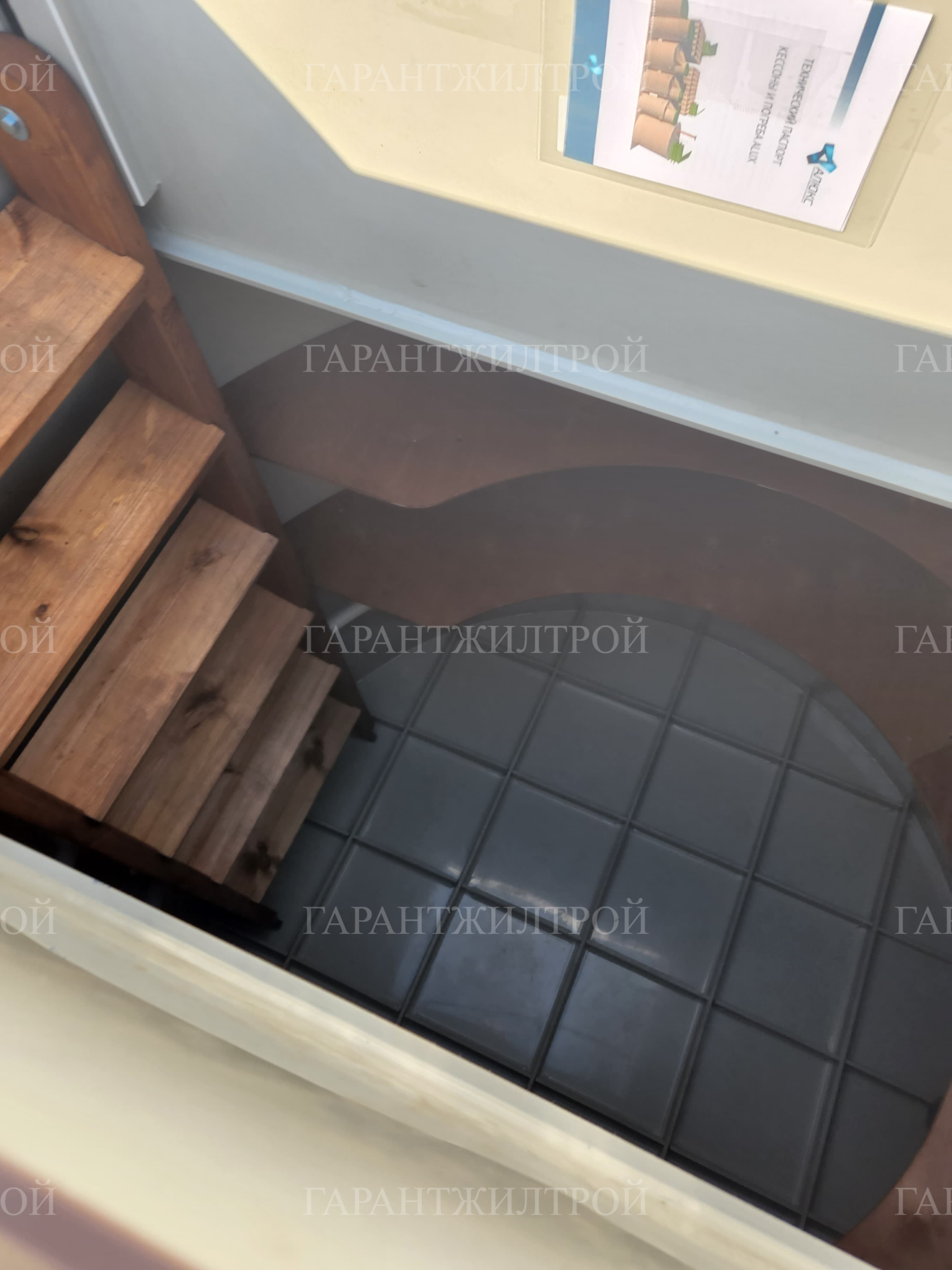 погреб ALUX L 2000 с деревянной лестницей Купить По Лучшим Ценам | ГарантЖилСтрой